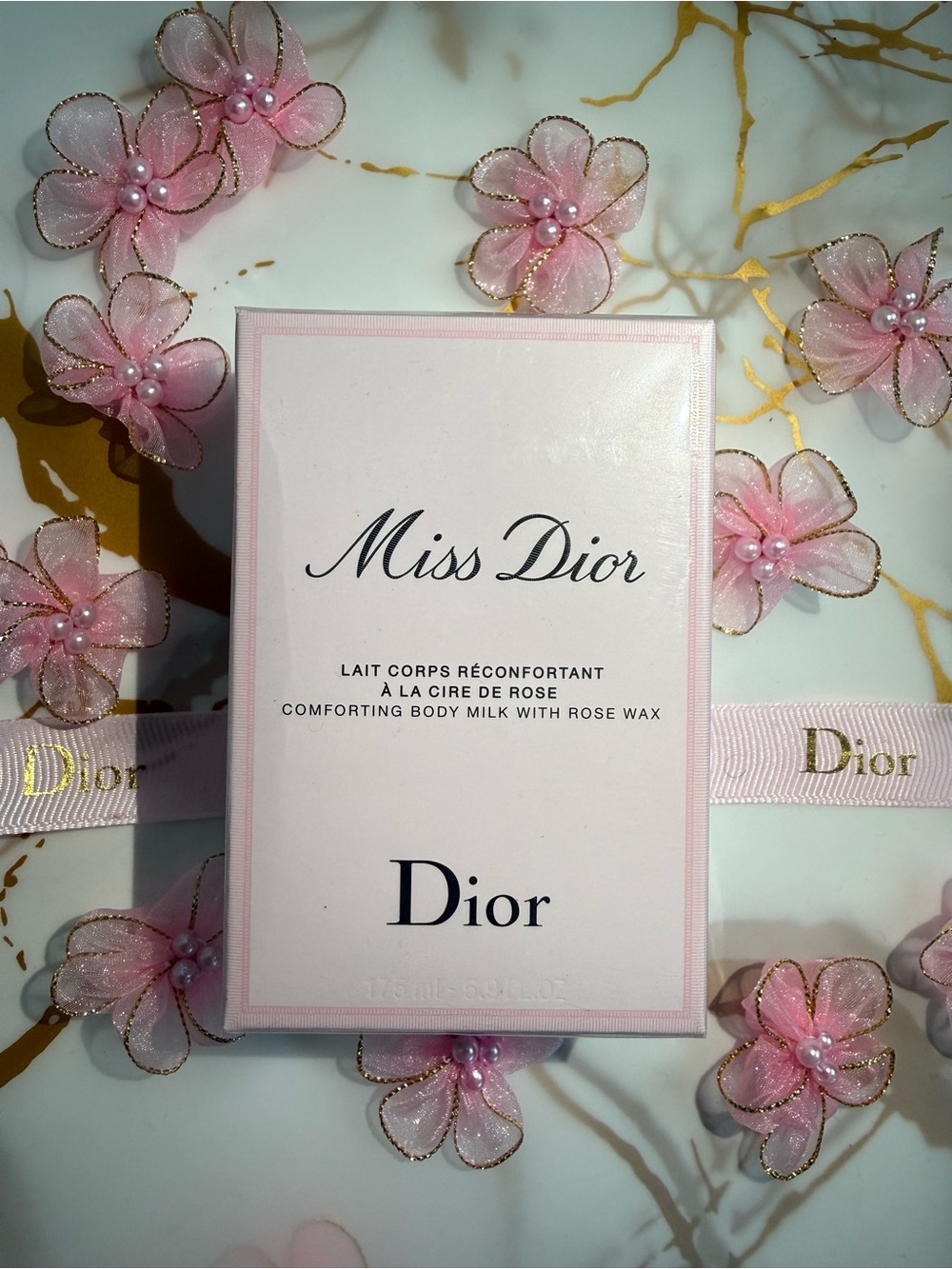 Miss Dior Comforting Body Milk with Rose Wax New sealed in box